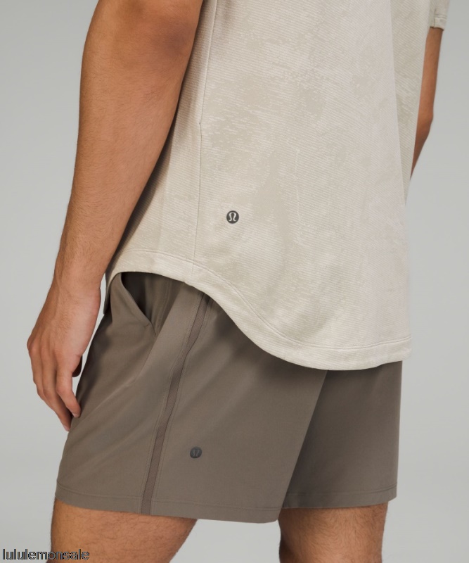 Lululemon Deutschland DELULU806 | Marmorkarte Drysense Training Kurzarmshirt